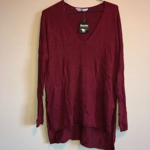 BNWT Burgundy shirt
